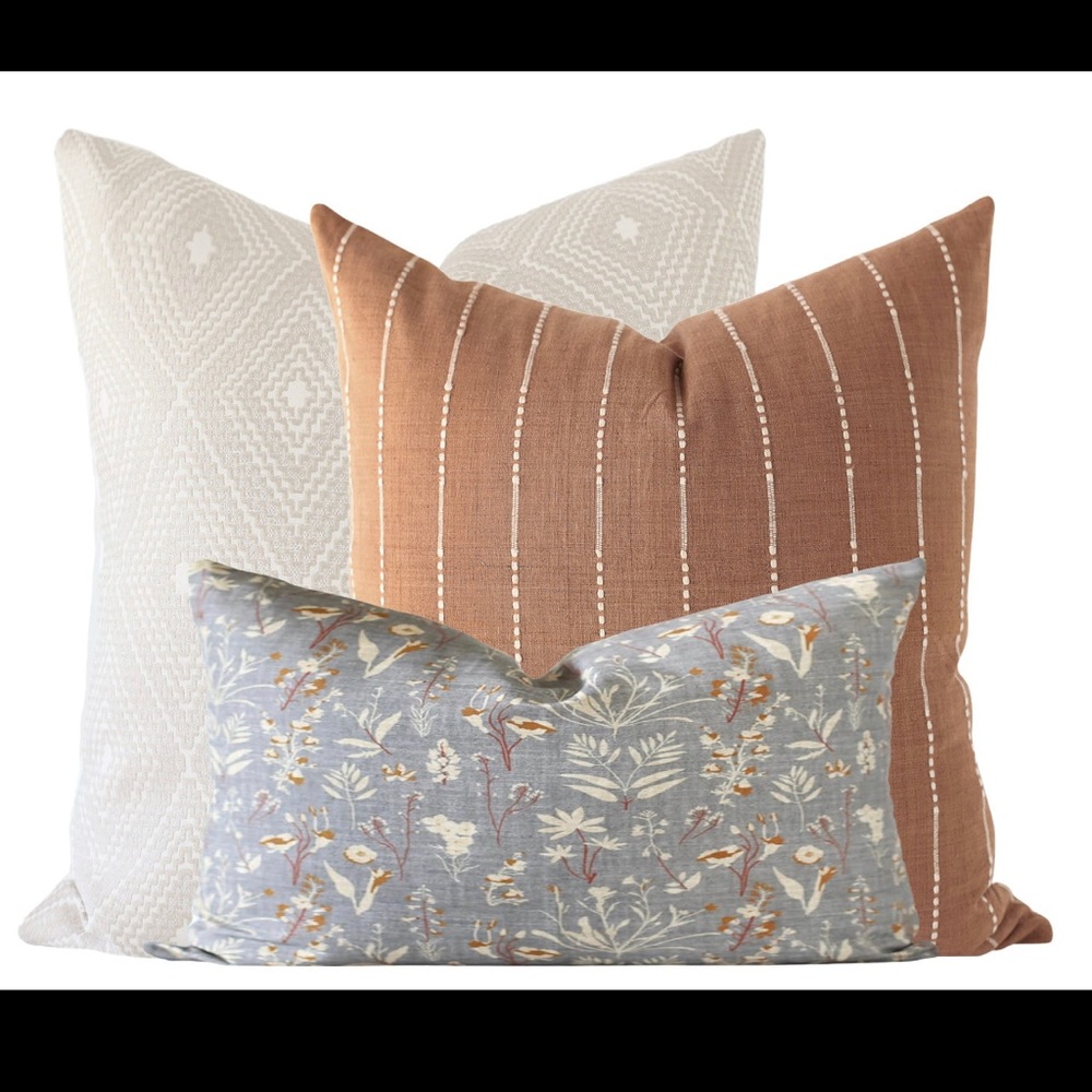 Laurel & Blush pillow case set